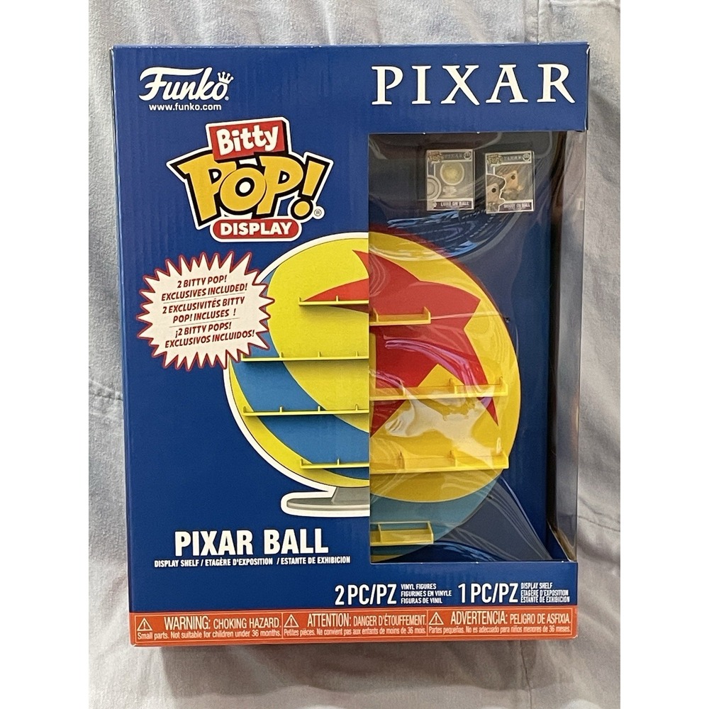 NEW Funko Bitty POP! Display Disney Pixar Ball Shaped Display w/ 2 Figures